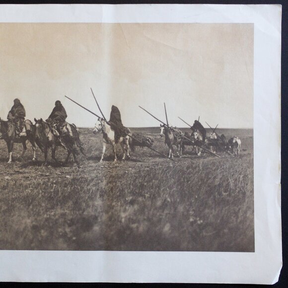 TRAVAUX-PIEGAN #2 Edward Sheriff Curtis Print - Picture 3 of 8